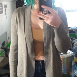 Grey cardigan